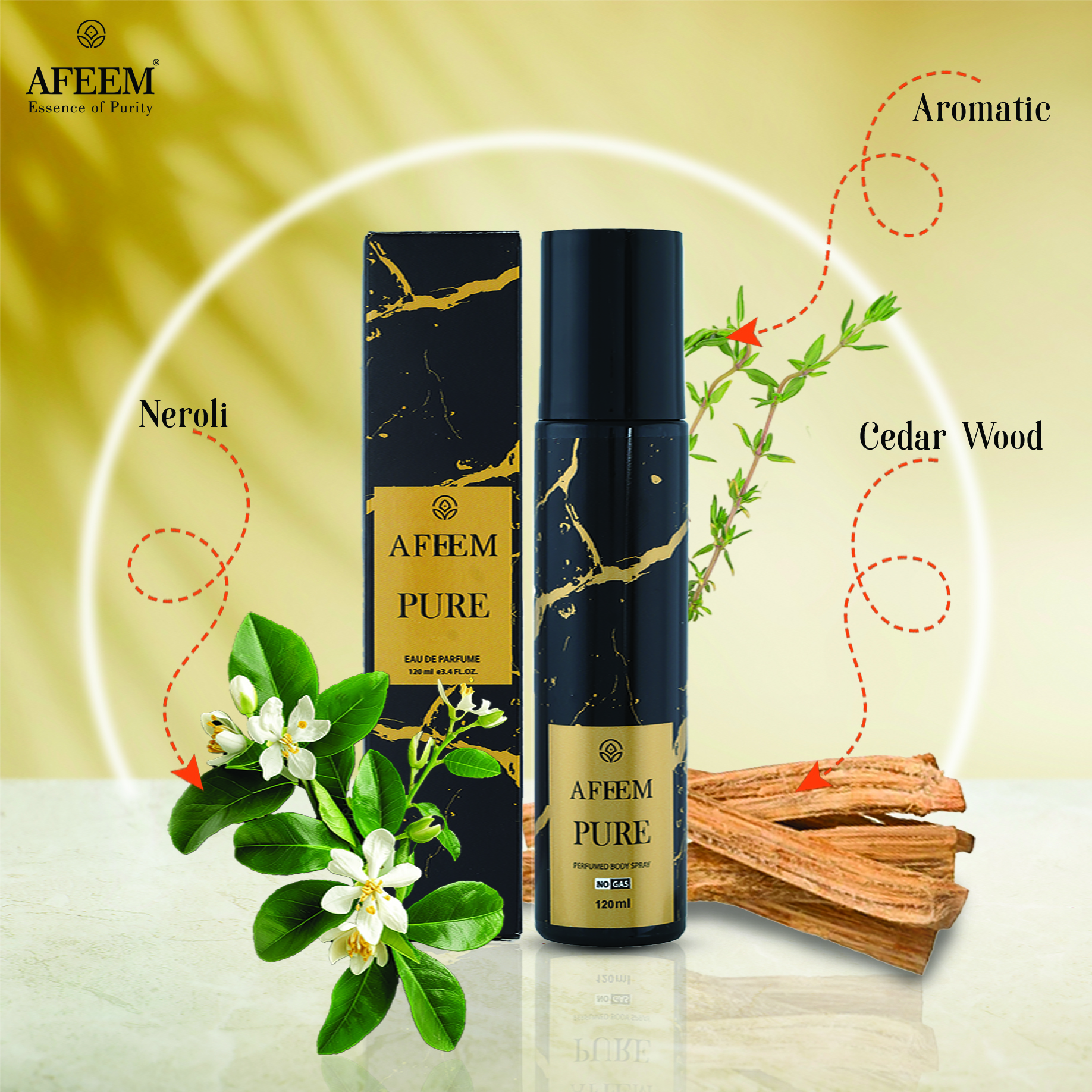 Afeem Pure Parfum 40ml - Image 2